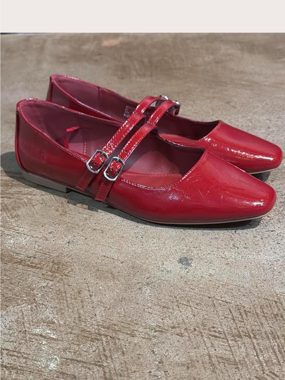Steve Madden Patent Leather Mary Jane Ballet Flats
